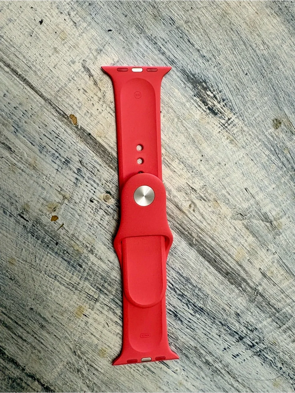 Apple Bright Salmon Pink Silicone Watch Band for Apple Watch